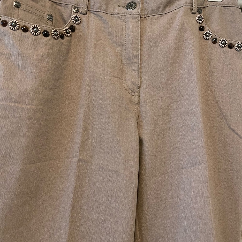 Ruby Rd. Beige Native Jeans - Picture 2 of 7